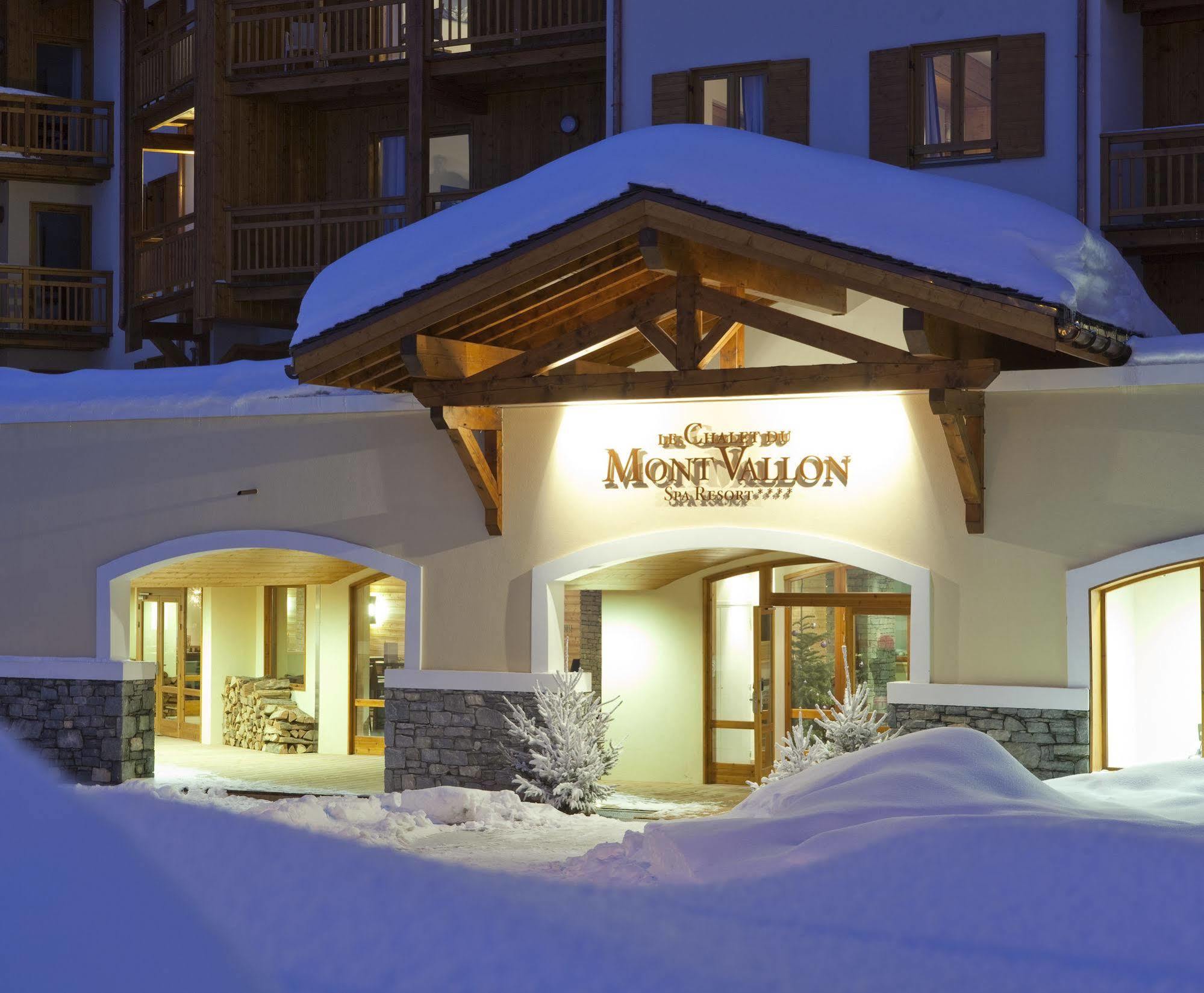 Le Chalet Du Mont Vallon Spa Resort Les Menuires Buitenkant foto