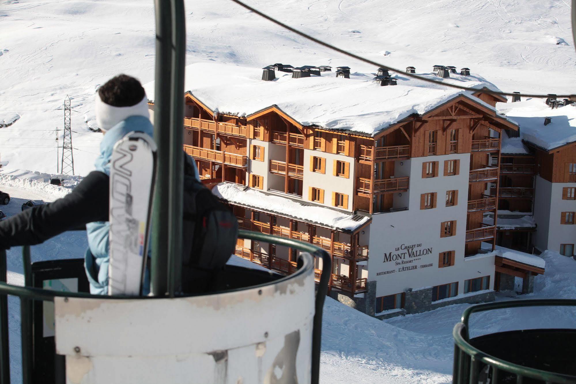 Le Chalet Du Mont Vallon Spa Resort Les Menuires Buitenkant foto