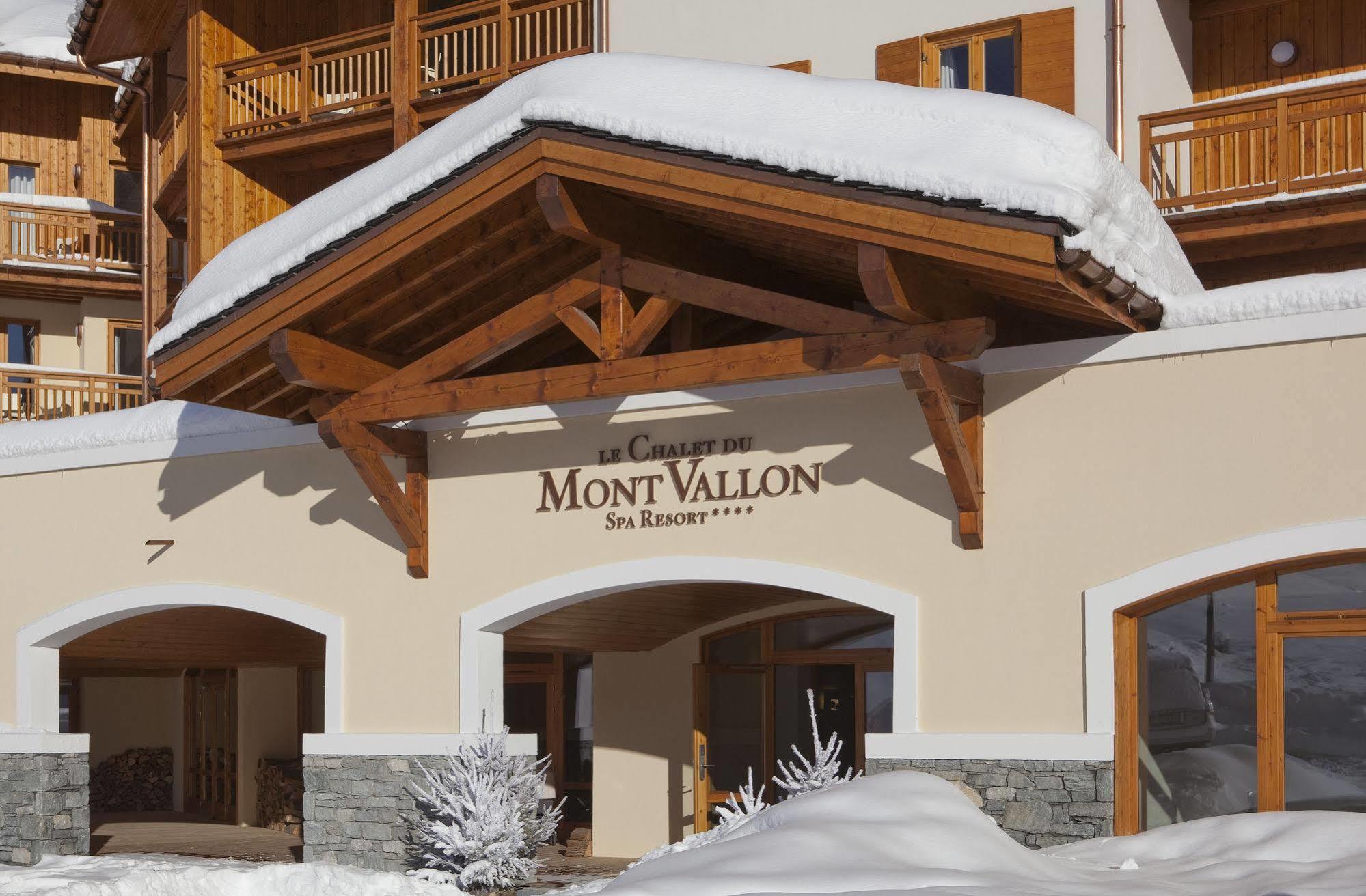 Le Chalet Du Mont Vallon Spa Resort Les Menuires Buitenkant foto